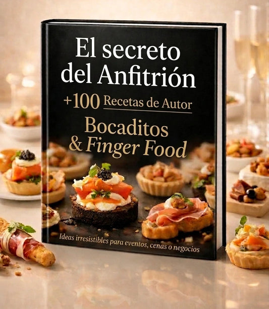+100 recetas de Bocaditos & Finger food + 6 bonos exclusivos 🎁